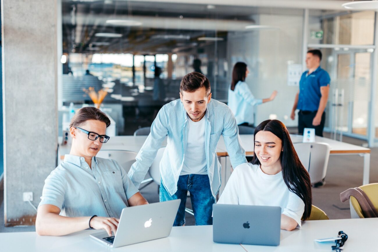 Arbeitsplatz in einem Büro